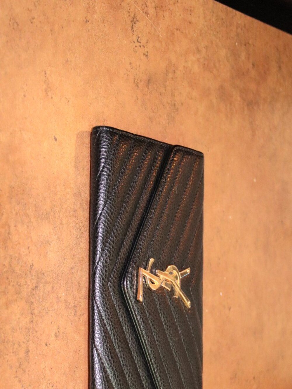 🖤 Monogram Wallet Clutch – Black Leather 🖤 - Picture 3 of 5